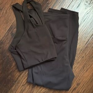 WORN ONCE: GapFit Terra Brown athletic set
